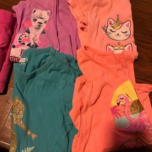 7/8 girls short sleeve shirts.